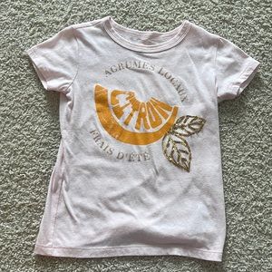 Jcrew graphic tee with sequins